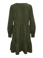 Kaffe Green Corina V-Neck Dress - Image 6 of 7