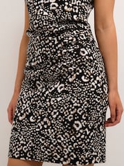 Kaffe Mian India Short Sleeveless Black Dress - Image 3 of 5