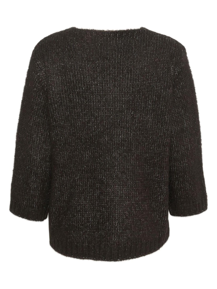 Kaffe Alioma V-Neck Pullover Jumper - Image 6 of 6