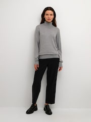 Kaffe Astrid Long Sleeve Regular Fit Roll Neck Jumper - Image 3 of 6