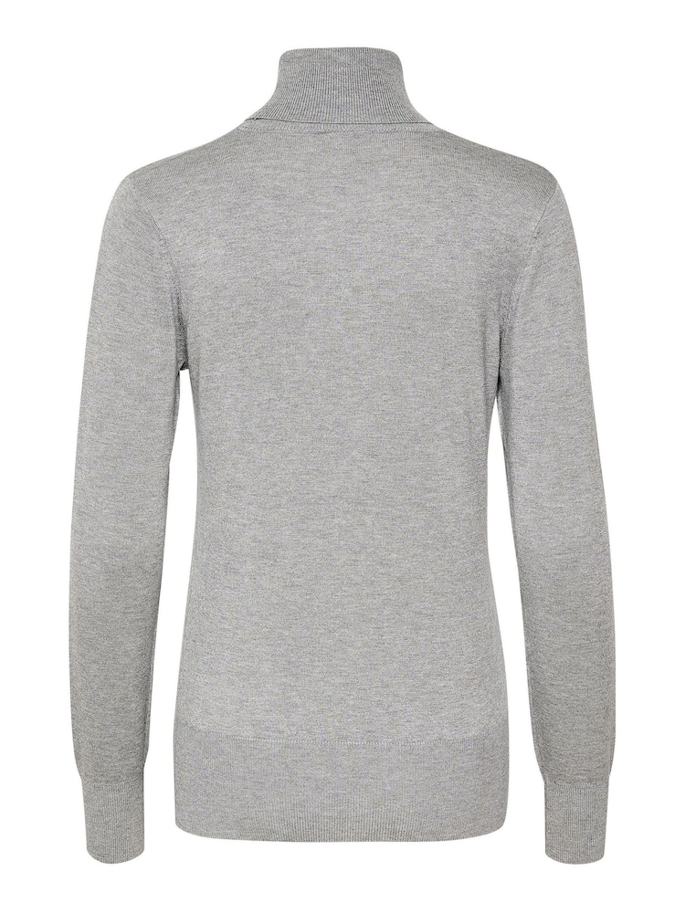 Kaffe Astrid Long Sleeve Regular Fit Roll Neck Jumper - Image 6 of 6