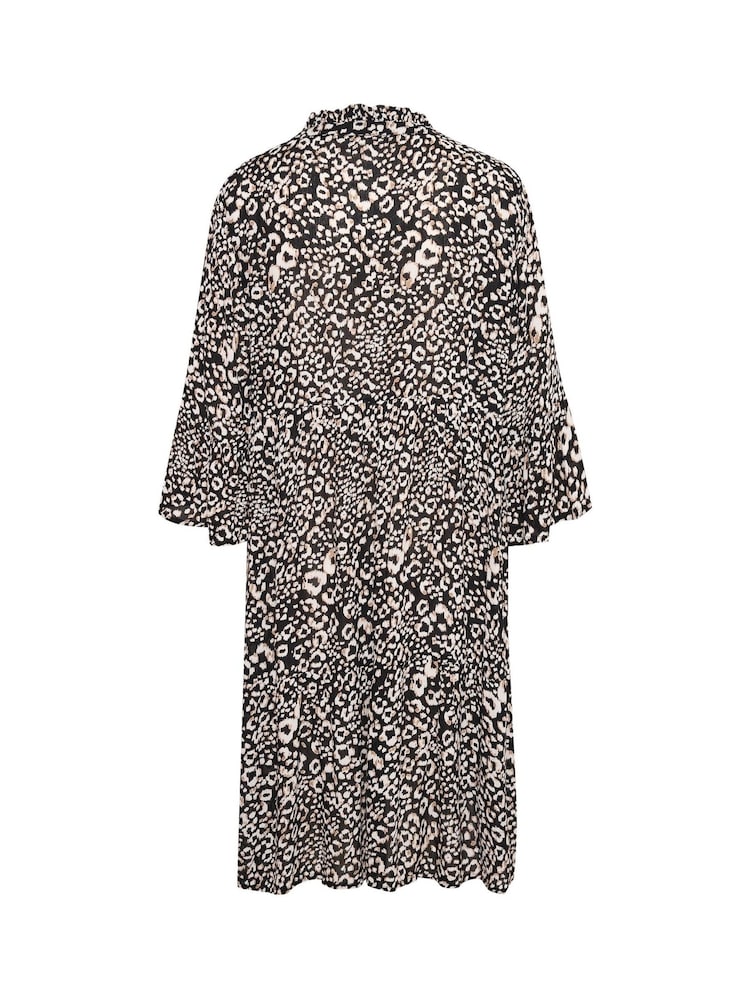 Kaffe Marita Knee Length Black Dress - Image 5 of 5