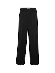 Kaffe Solvej Wide Leg Black Trousers - Image 5 of 6