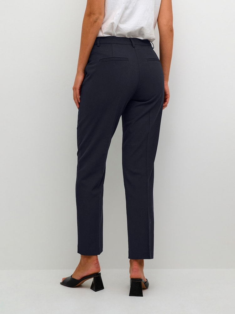 Kaffe Sakura High Waist Zipped Trousers - Image 2 of 6