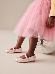 Rosa - Mary-Jane-Schuhe für besondere Anlässe mit Klettverschluss - Bild 2 von 9