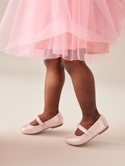 Rosa - Mary-Jane-Schuhe für besondere Anlässe mit Klettverschluss - Bild 4 von 9