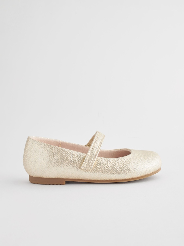Gold Standard Fit (F) Mary Jane Touch Fastening Occasion Shoes - Image 3 of 7