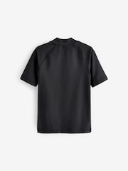 Black Short Sleeve Sunsafe Rash Vest (1.5-16yrs) - Image 6 of 7
