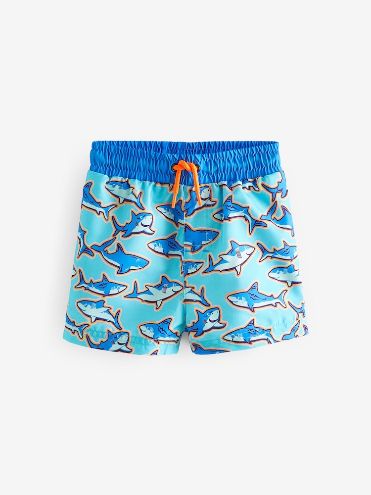 Blauer Hai - Badeshorts mit Print (3 M.–7 J.) - Bild 1 von 1