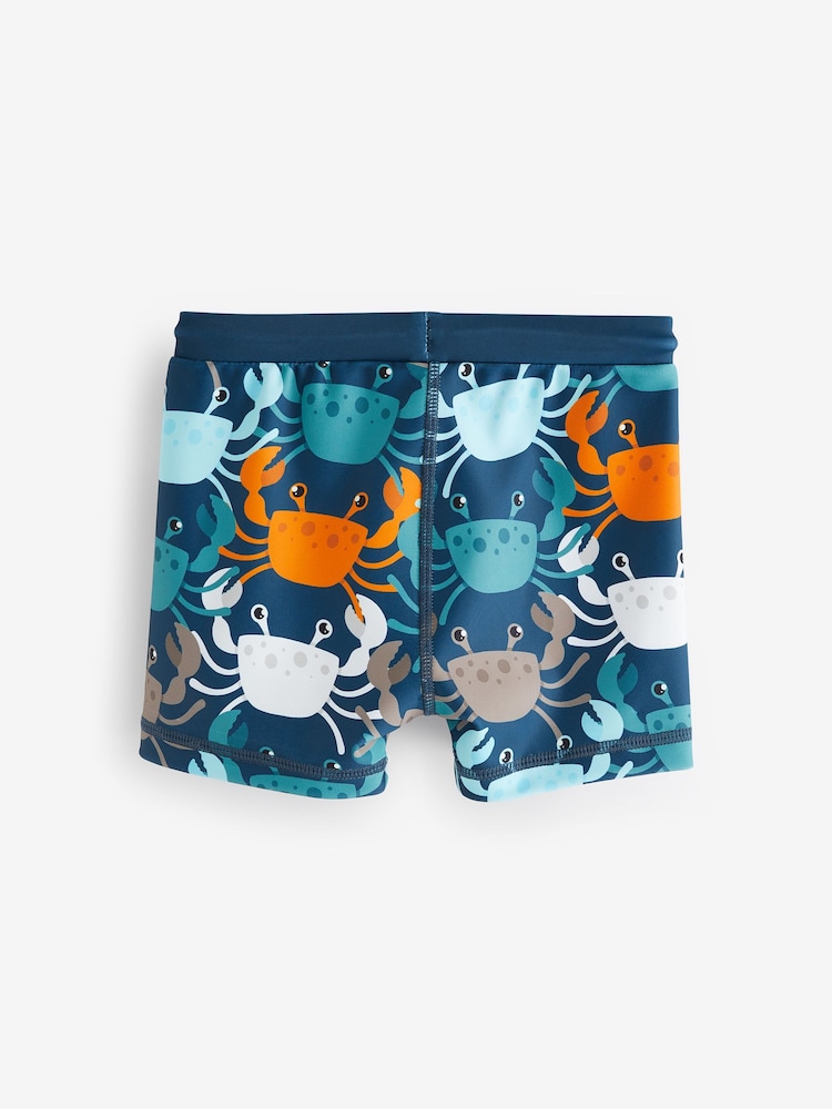 Marineblau und Blau - Badeshorts mit Print (3 M.–7 J.) - Bild 2 von 3