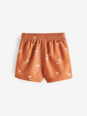 Rust Palm Printed Swim Shorts (3mths-16yrs) - Image 5 of 6
