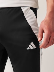adidas Black Tiro 24 3/4 Joggers - Image 3 of 4