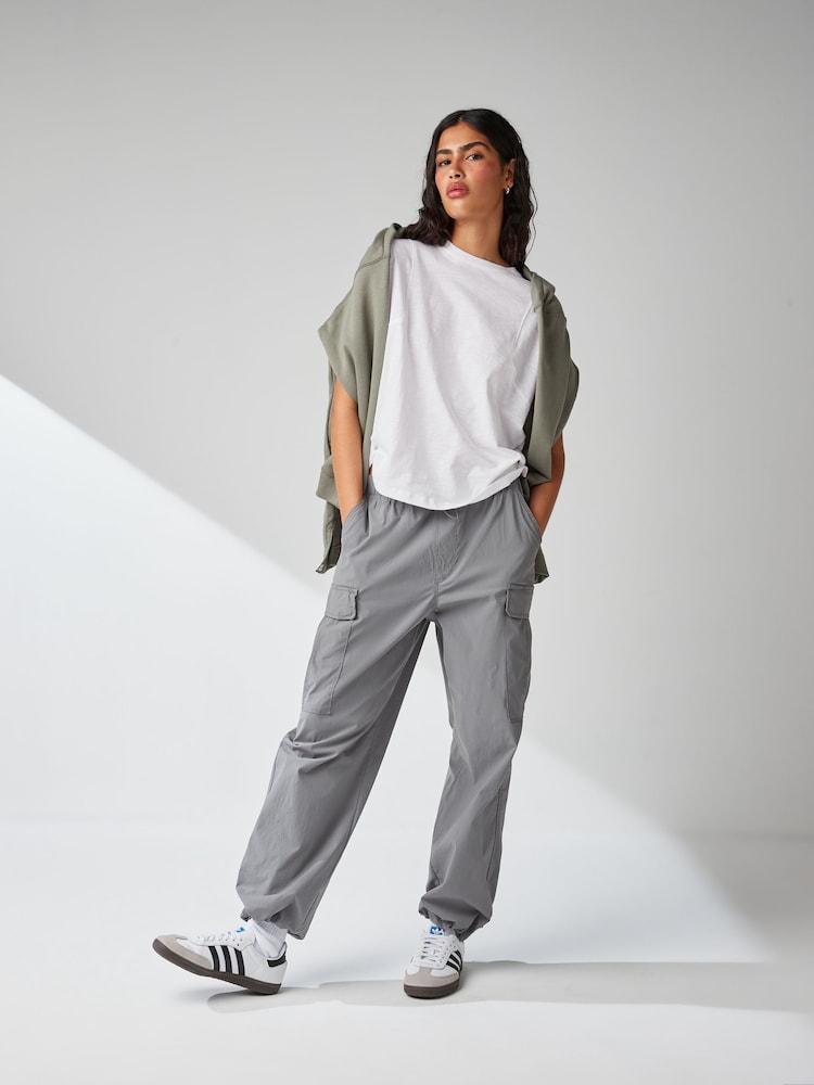 White Ground - Crew Neck Linen Look Sub Jersey Cap Sleeve 100% Cotton T-Shirt - Image 2 of 7 White Ground - Crew Neck Linen Look Sub Jersey Cap Sleeve 100% Cotton T-Shirt - Image 2 of 7