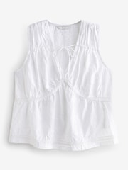 White 100% Cotton Top - Image 5 of 6