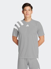 adidas Grey Fortore 23 Jersey - Image 1 of 9