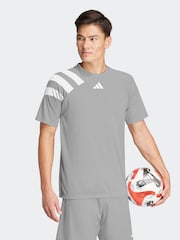 adidas Grey Fortore 23 Jersey - Image 5 of 9