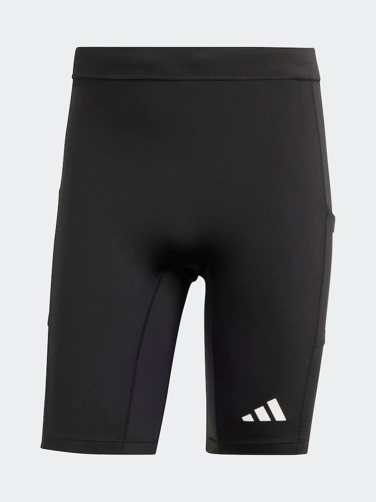 adidas Black Own The Run Short Tights - Image 7 of 7