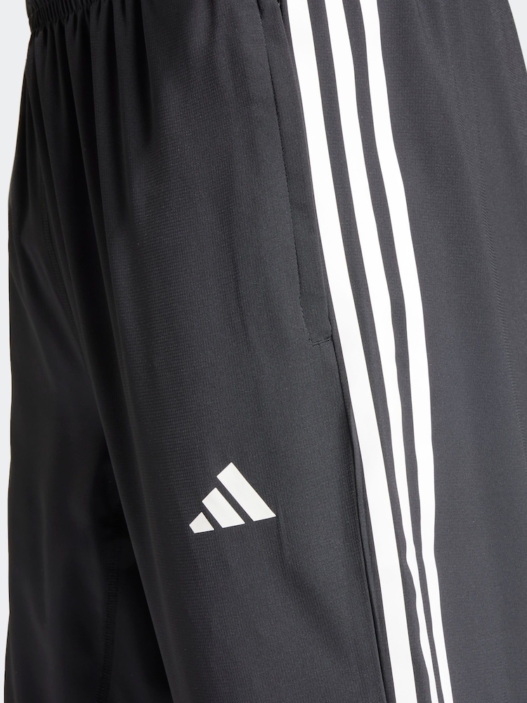 adidas Black Own The Run 3-Stripes Joggers - Image 4 of 4
