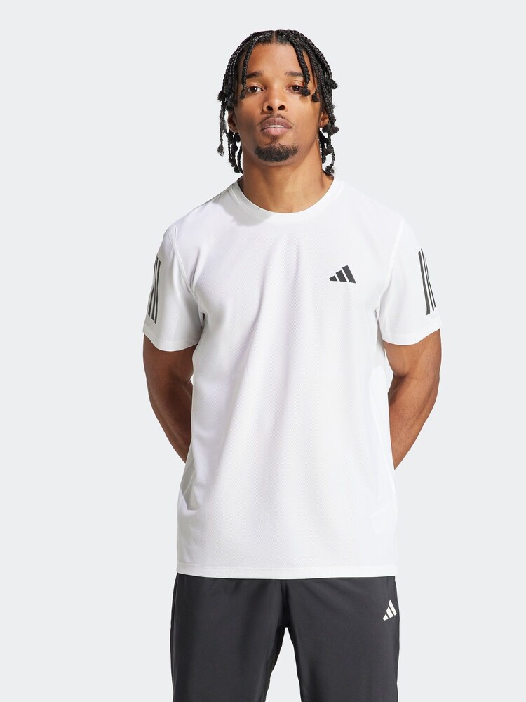 Weiß - adidas Own The Run T-Shirt - Bild 1 von 8