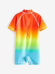 Rainbow Dip Dye Sunsafe All-In-One Swimsuit (3mths-7yrs) - Image 8 of 9
