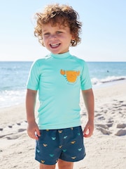Blue Crab Sunsafe Top and Shorts Set (3mths-7yrs) - Image 1 of 8