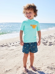 Blue Crab Sunsafe Top and Shorts Set (3mths-7yrs) - Image 4 of 8