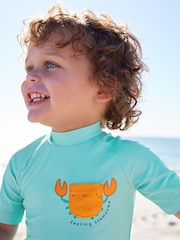 Blue Crab Sunsafe Top and Shorts Set (3mths-7yrs) - Image 5 of 8