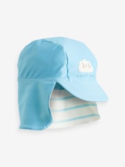 Blau - Sonnenschutz-Set aus Badeanzug und Mütze 2-teilig (3Monate–7Jahre) - Bild 9 von 10