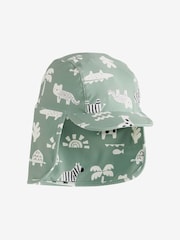 Sage Green Sunsafe Swimsuit & Hat 2 Piece Set (3mths-7yrs) - Image 10 of 10