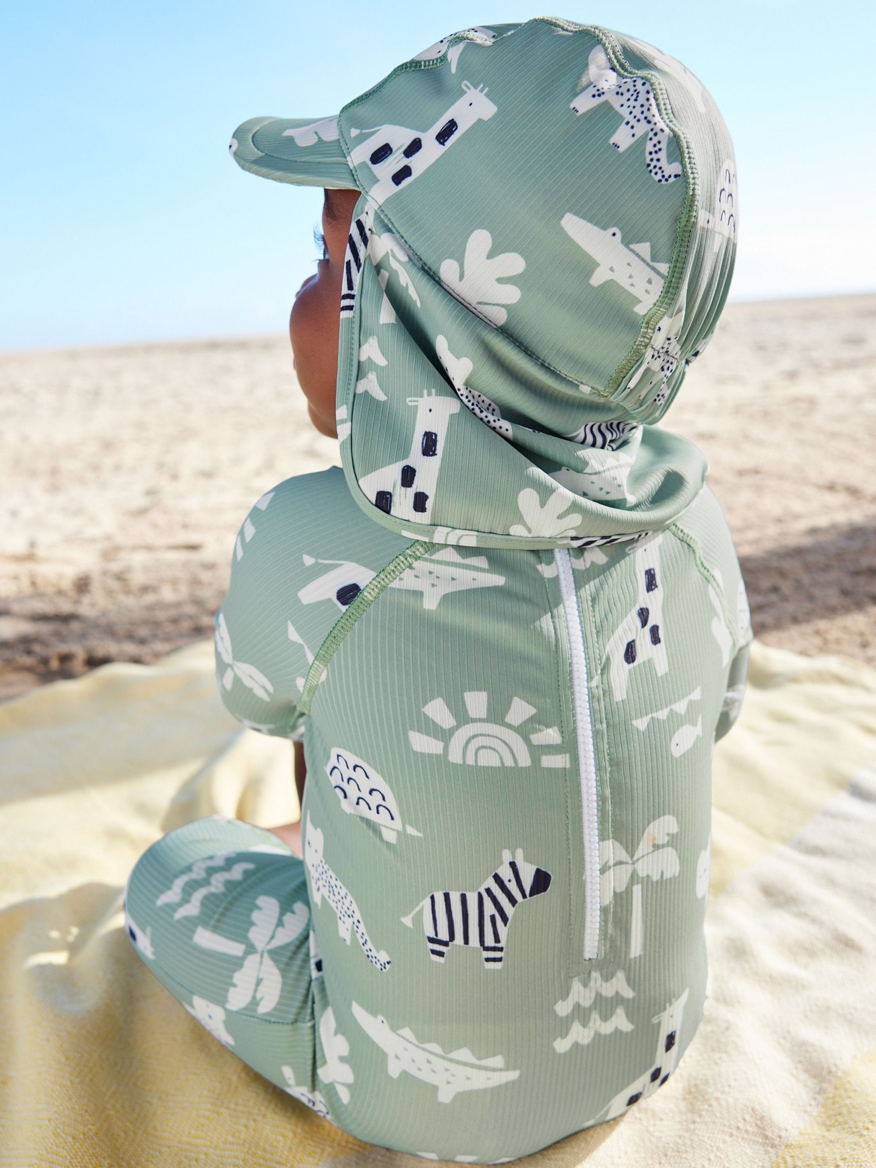 Sunsafe suit with hat discount