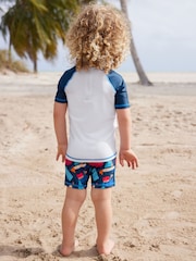 Navy Boat Sunsafe Top and Shorts Set (3mths-7yrs) - Image 4 of 8