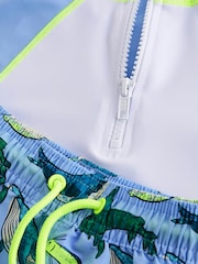 Light Blue Sealife Sunsafe Top and Shorts Set (3mths-7yrs) - Image 9 of 9
