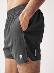 Slate Grey 5 Inch Active Gym Sports Shorts - Image 3 of 8