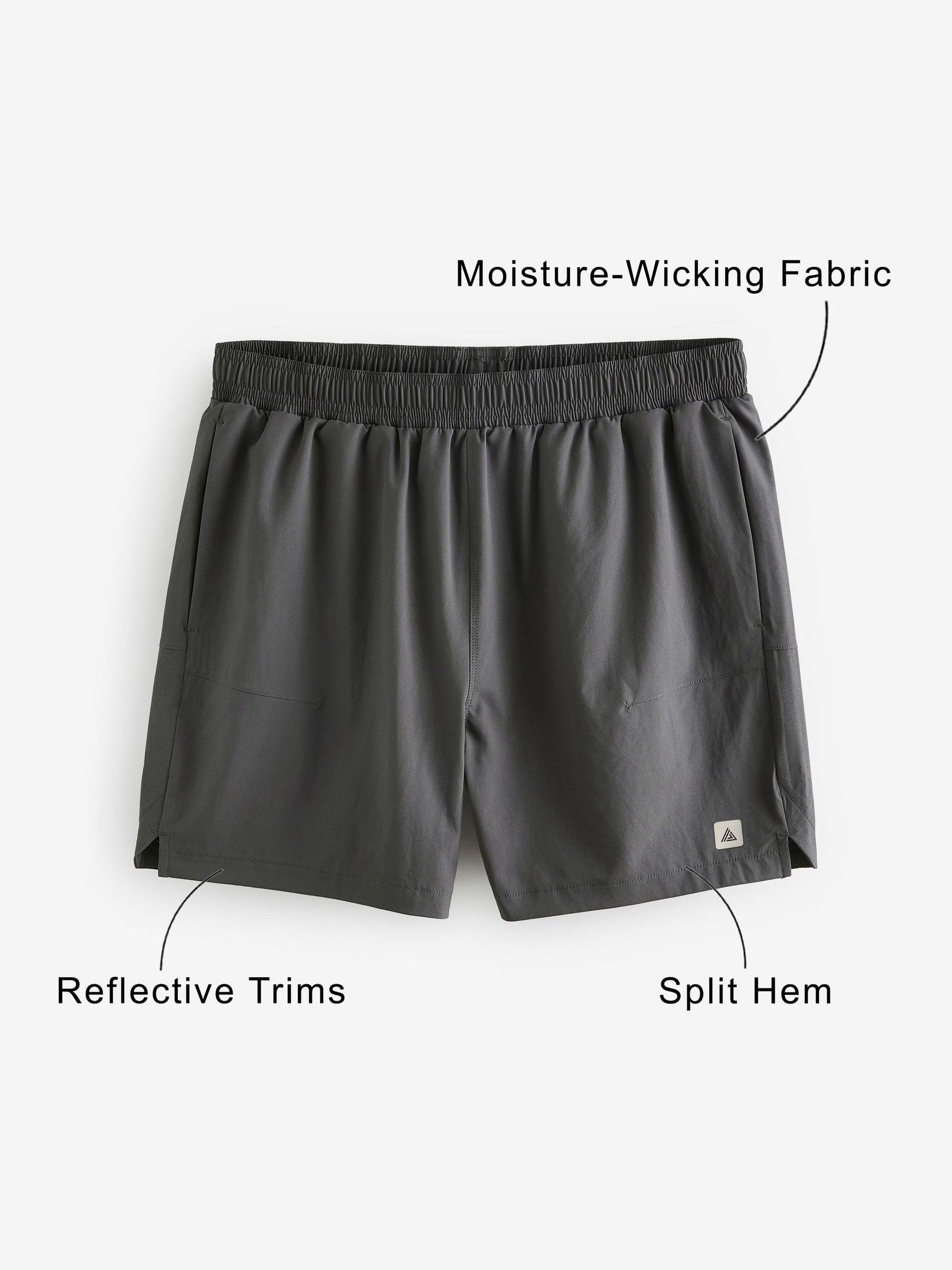 Comprar Cinza ardósia - 5 polegadas - Shorts esportivos de