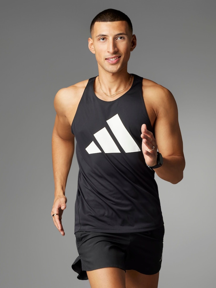 adidas Black Run It Tank Top - Image 2 of 17