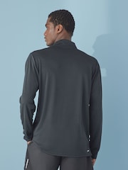 adidas Black Train Essentials Training Long Sleeve Sweatshirt - Image 3 of 7
