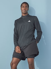 adidas Black Train Essentials Training Long Sleeve Sweatshirt - Image 4 of 7