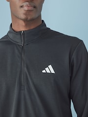 adidas Black Train Essentials Training Long Sleeve Sweatshirt - Image 5 of 7