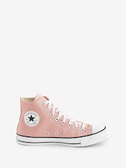 Converse Light Pink Chuck Taylor All Star High Trainers - Image 1 of 18