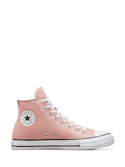Converse Light Pink Chuck Taylor All Star High Trainers - Image 10 of 18
