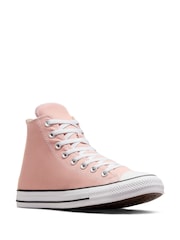 Converse Light Pink Chuck Taylor All Star High Trainers - Image 14 of 18