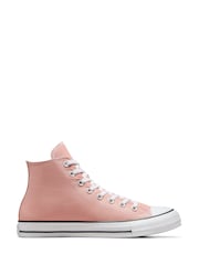 Converse Light Pink Chuck Taylor All Star High Trainers - Image 17 of 18
