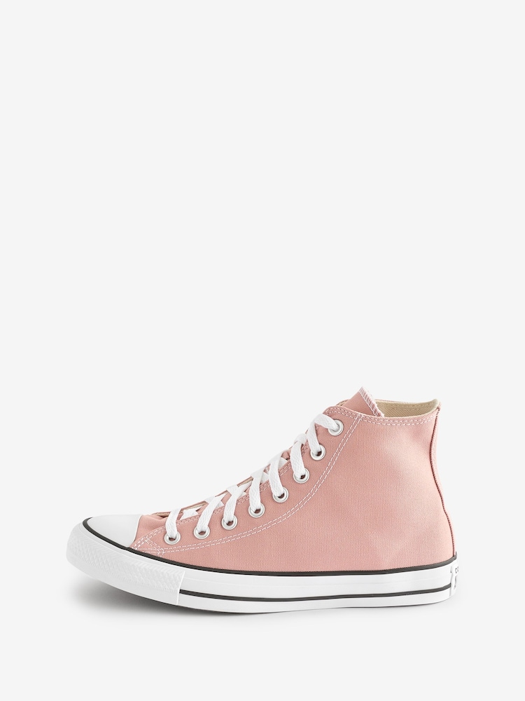 Converse Light Pink Chuck Taylor All Star High Trainers - Image 2 of 18