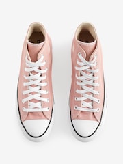 Converse Light Pink Chuck Taylor All Star High Trainers - Image 3 of 18