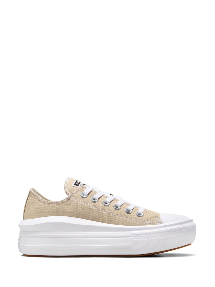 Bézs - Converse Összes Star Move Chuck Ox Platform Edzőcipők - 8/ 1 kép