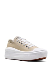 Bézs - Converse Összes Star Move Chuck Ox Platform Edzőcipők - 8/ 3 kép