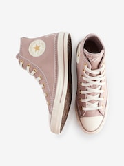 Converse Neutral Chuck Taylor All Star High Top Trainers - Image 9 of 9