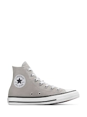 Converse Grey Chuck Taylor All Star Trainers - Image 1 of 7