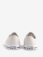 Converse White Chuck Taylor All Star Ballet Lace Slip On Shoes - Image 4 of 9