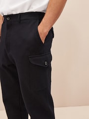 Navy Blue EDIT Cargo Trousers - Image 1 of 10